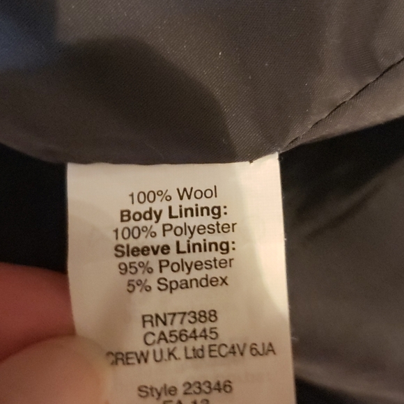 TODAY⚡️J.CREW 1035 SUPER 120'S WOOL BLAZER SZ 2 - Picture 7 of 11